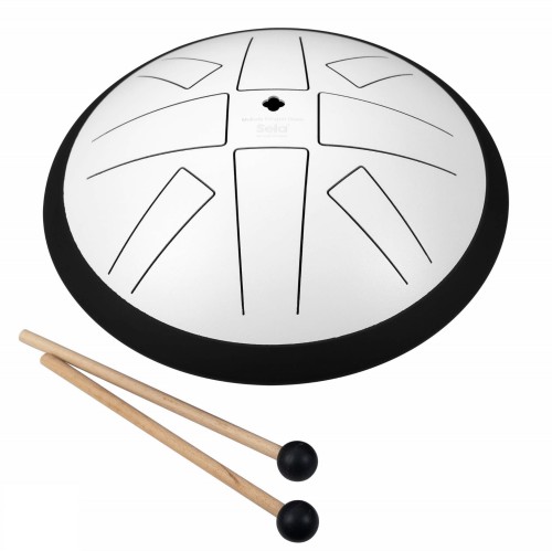 SELA SE372 Melody Tongue Drum 10 C Major White silesia drum.jpg