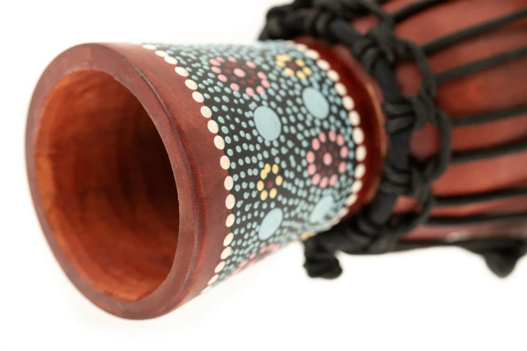 MEINL Percussion African Style Mini Djembe - Flower Design 6_11zon.webp